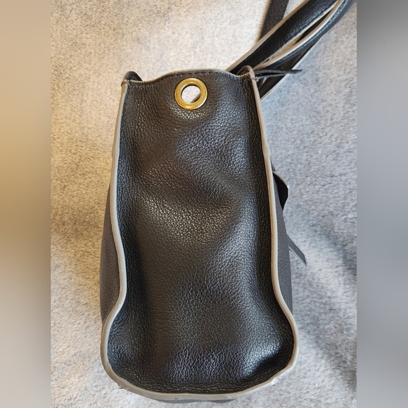 The Sak Black Leather Satchel Melrose Model - Picture 5 of 15